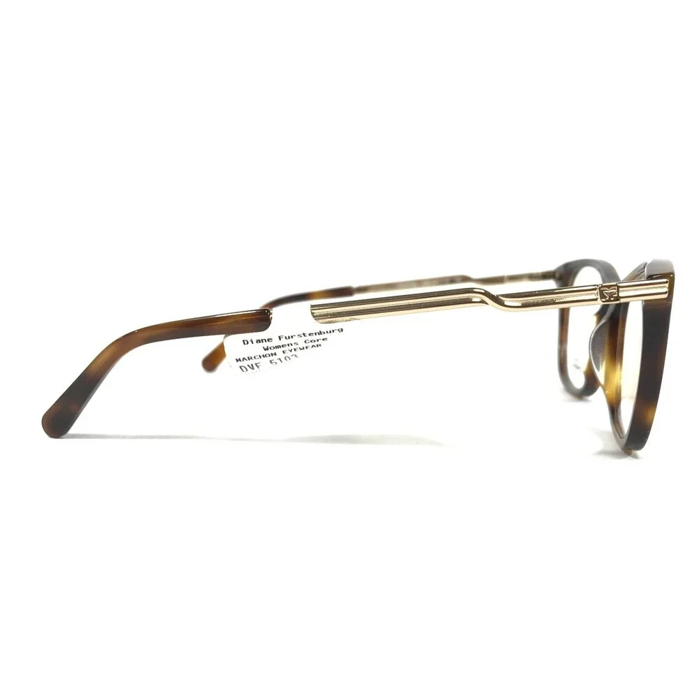 Diane von Furstenberg Eyeglasses Frames DVF5103 240 Tortoise Gold 53-16-135